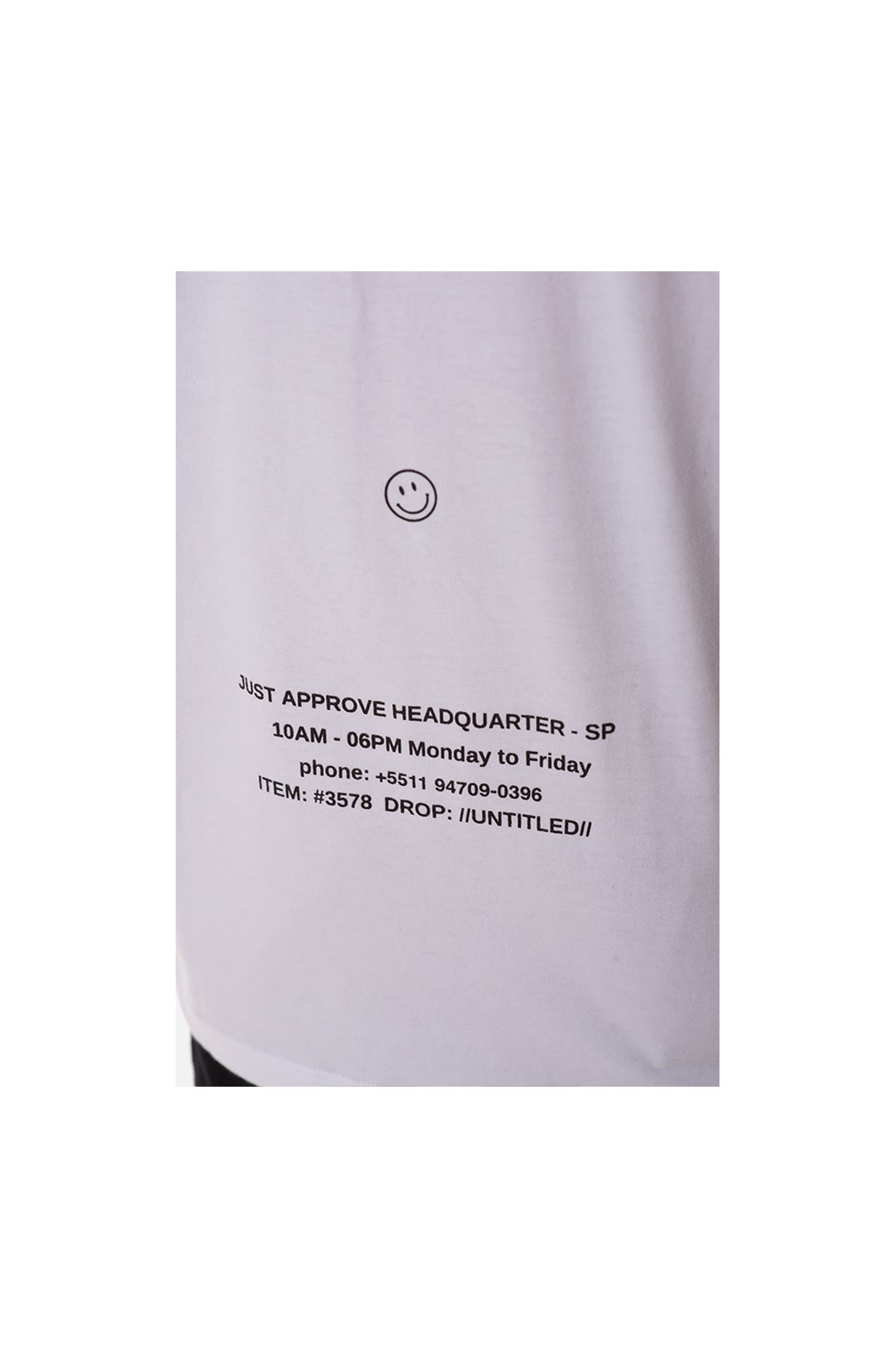 Camiseta Manga Longa Approve PB Branca