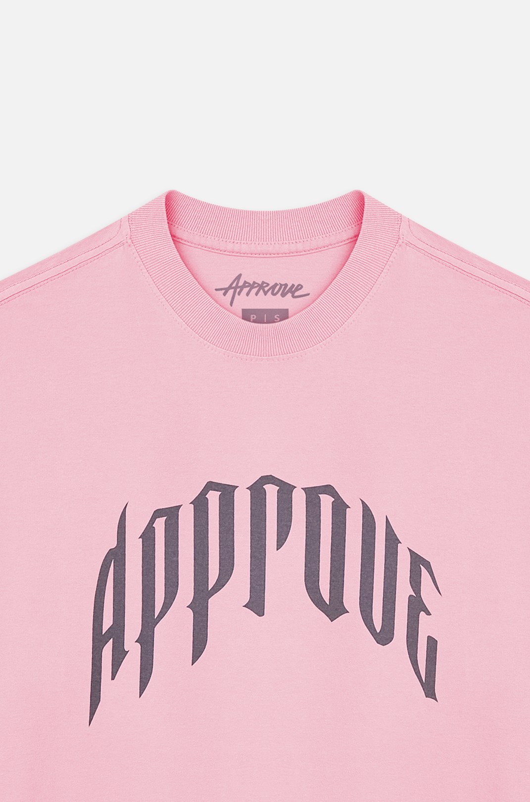 Camiseta Oversized Approve Beyond Lines Rosa