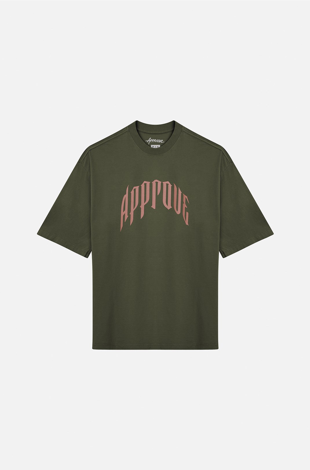 Camiseta Oversized Approve Beyond Lines Verde