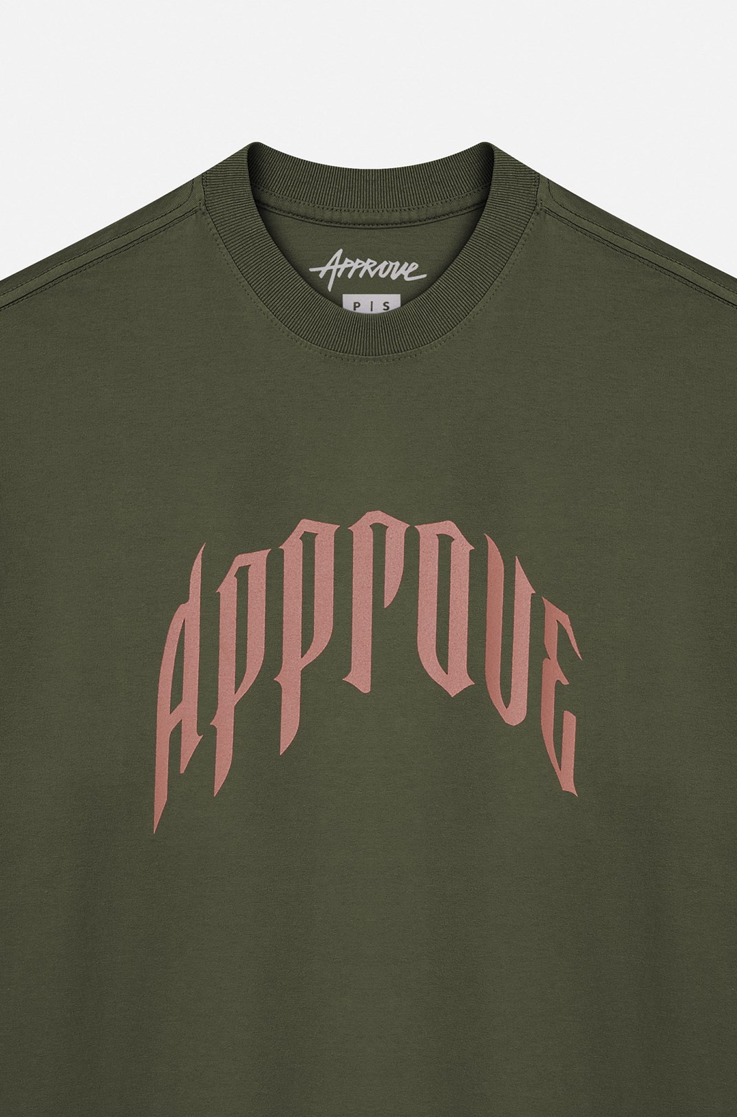 Camiseta Oversized Approve Beyond Lines Verde