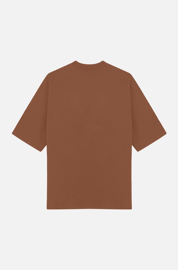 Camiseta Oversized Approve Cabron Marrom