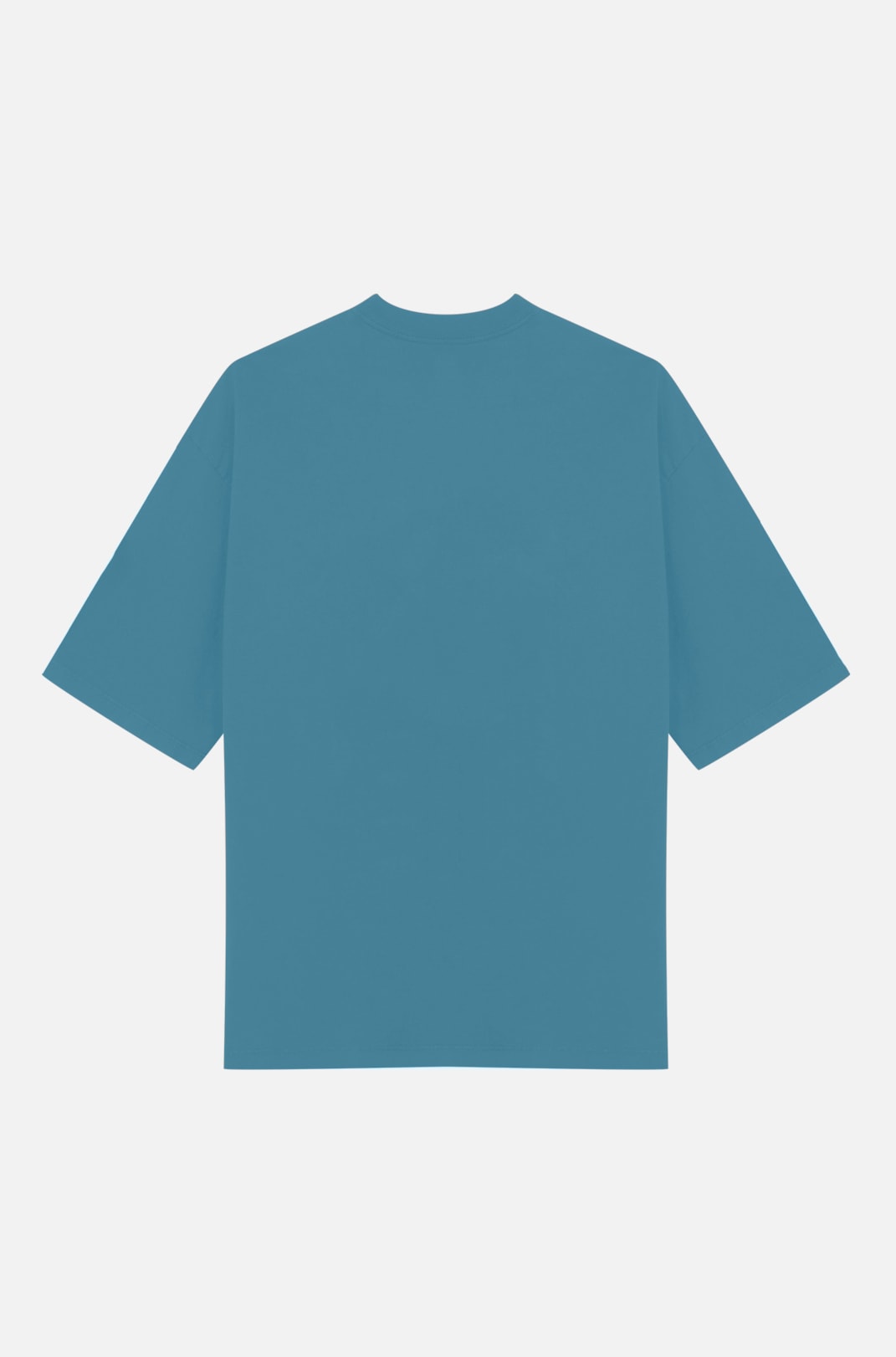 Camiseta Oversized Approve Doodle Azul