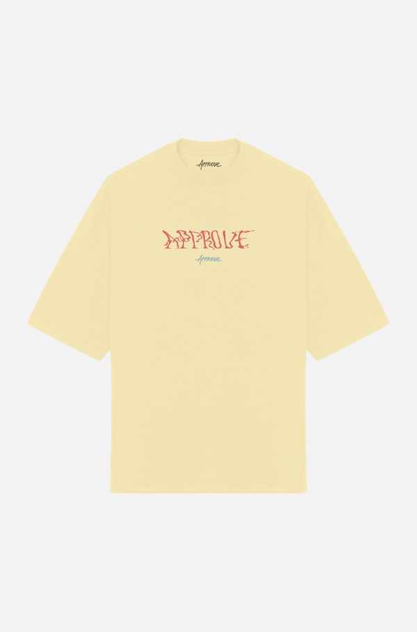 Camiseta Oversized Approve Scale Amarela