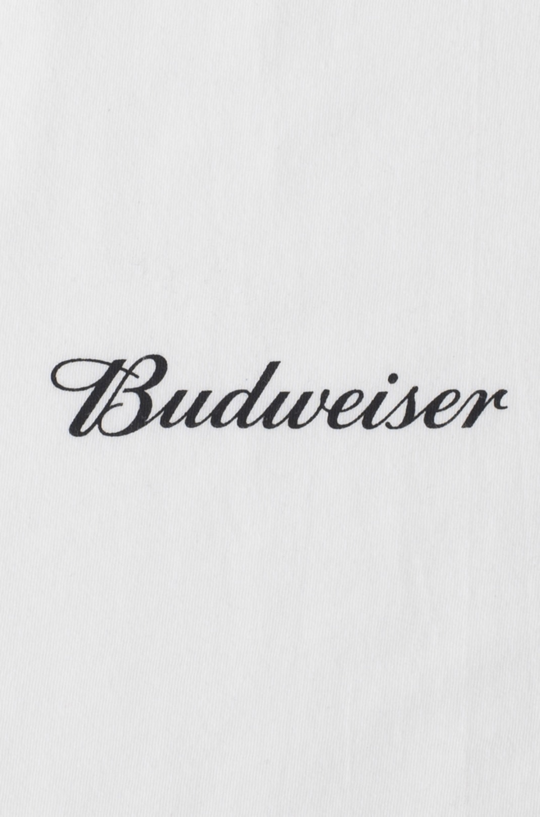Camiseta Oversized Approve X Budweiser Off White E Vermelha