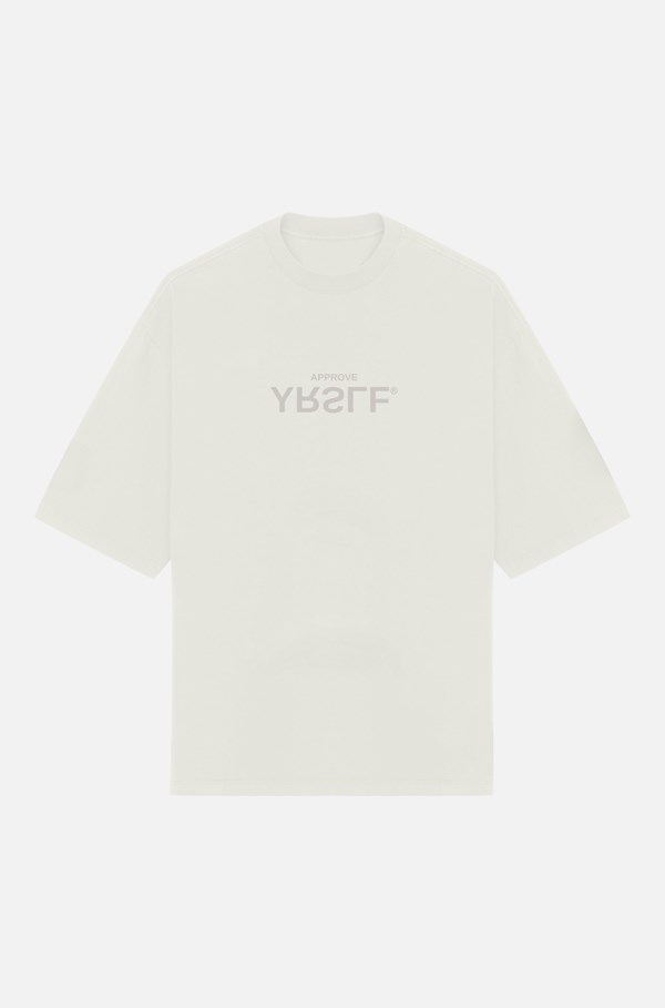 Camiseta Oversized Approve Yrslf Inverse Off White