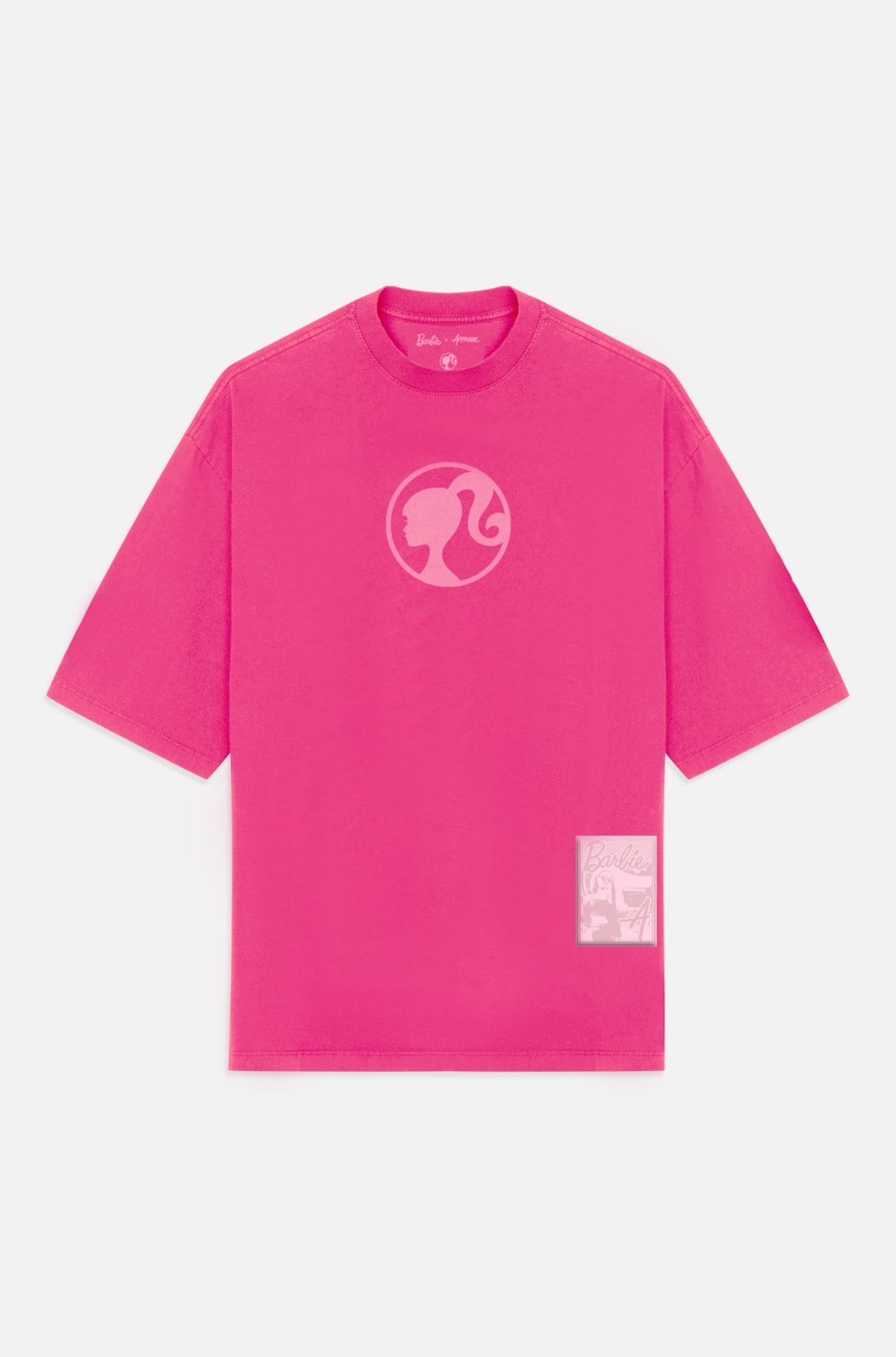 Camiseta Oversized Barbie X Approve Pink