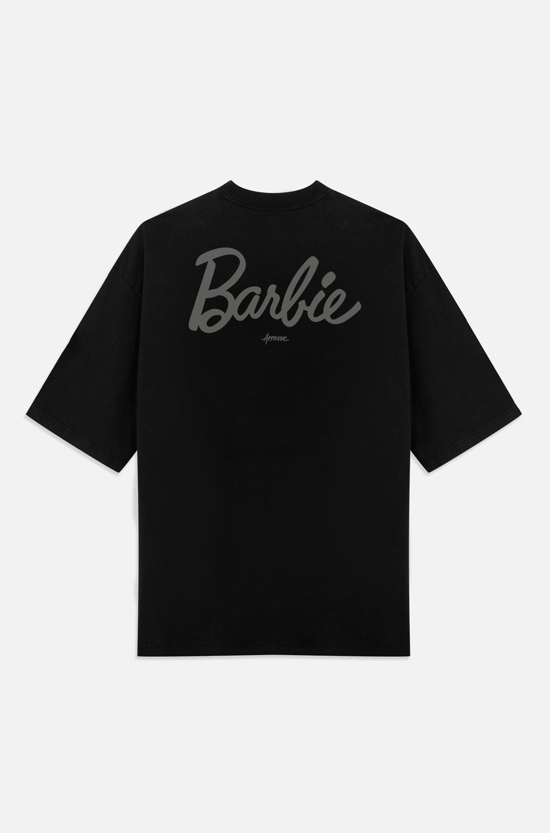 Camiseta Oversized Barbie X Approve Preta