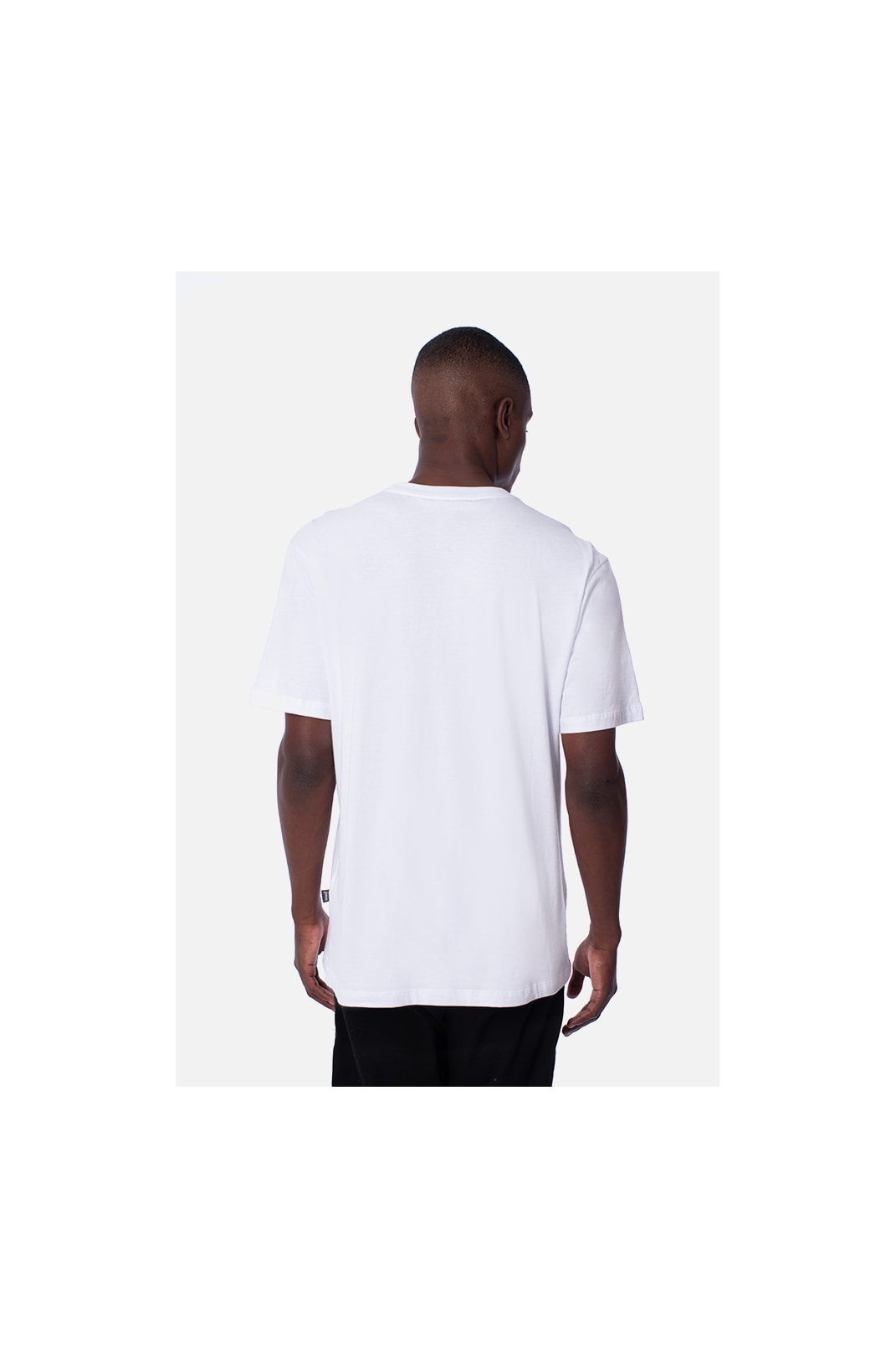 Camiseta Regular Approve Basic Bordada Branca