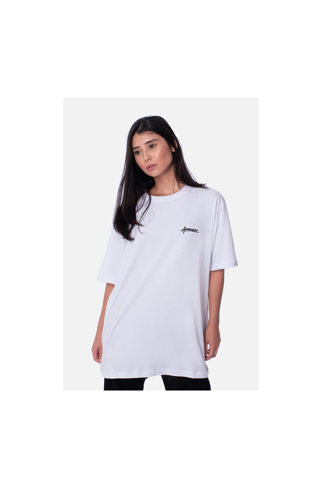 Camiseta Regular Approve Classic Logo Branca