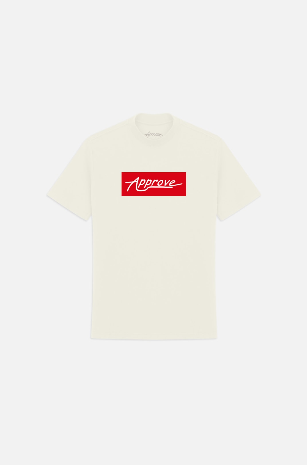 Camiseta Regular Approve Comic Box Off White