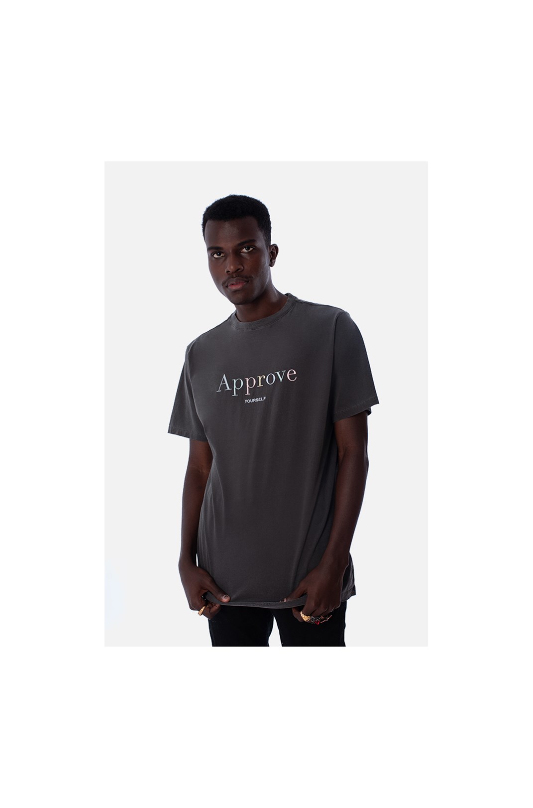 Camiseta Regular Approve Mirage Cinza Color