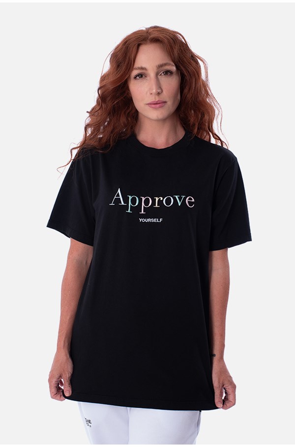Camiseta Regular Approve Mirage Preta