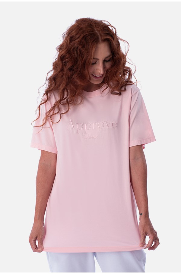 Camiseta Regular Approve Mirage Rosa