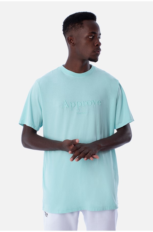 Camiseta Regular Approve Mirage Verde Água