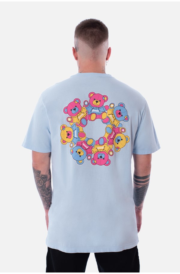 Camiseta Regular Approve Psychedelic Azul