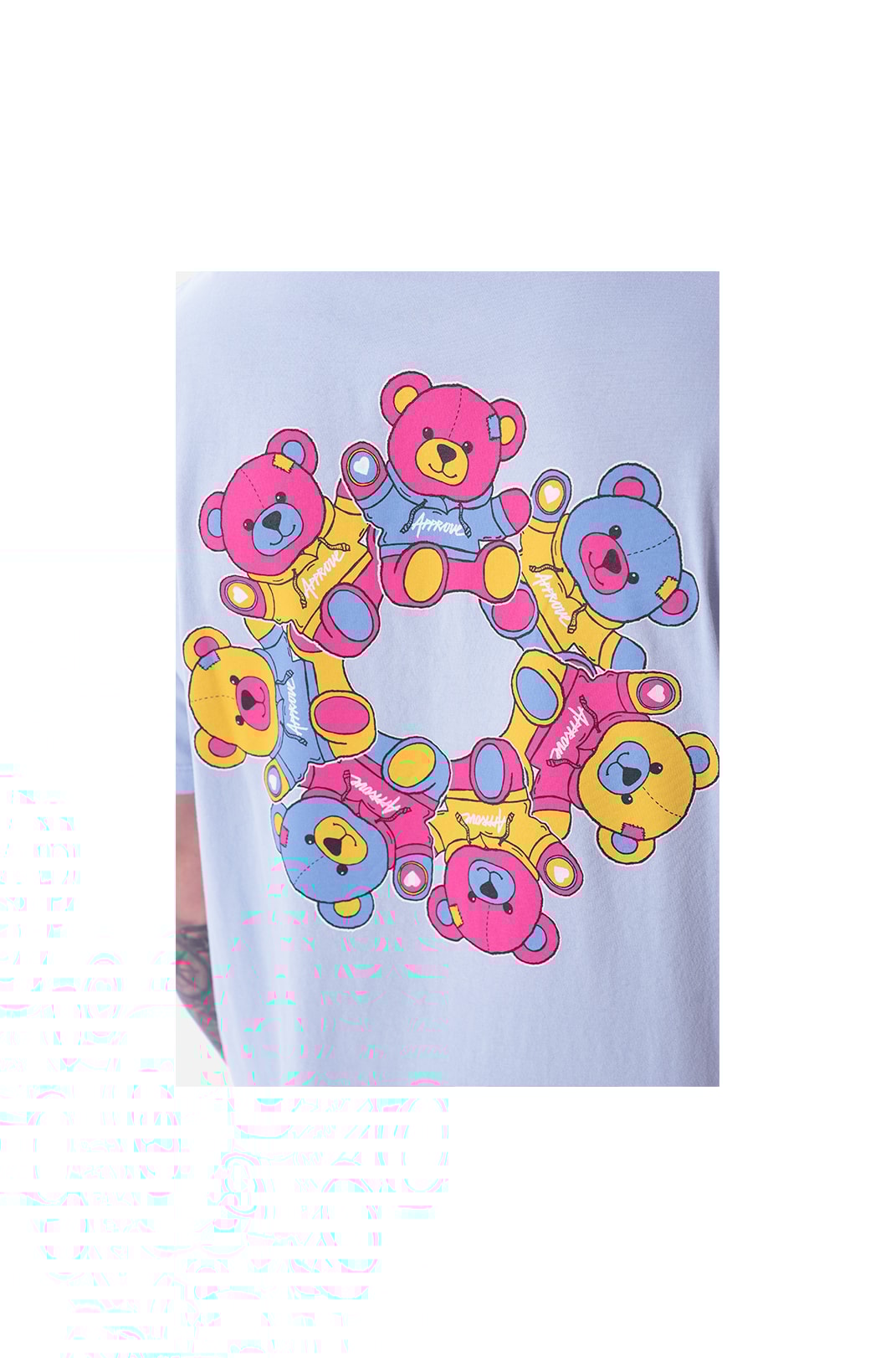 Camiseta Regular Approve Psychedelic Azul