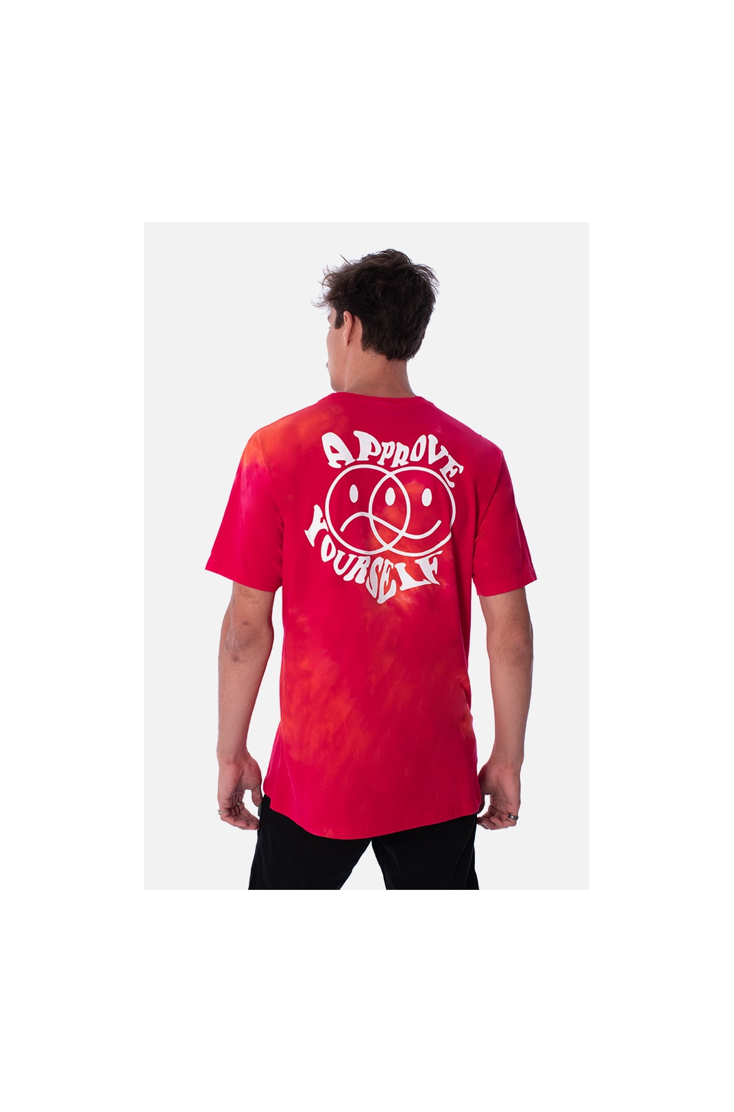 Camiseta Regular Approve Tie Dye Juicy Rosa