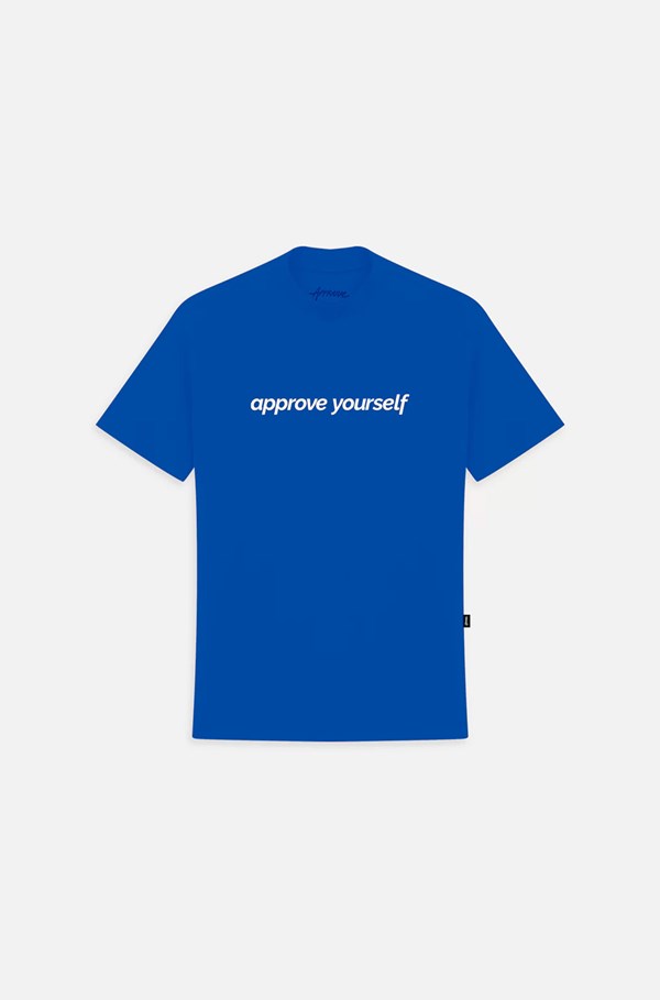 Camiseta Tradicional Approve Yourself Azul Marinho