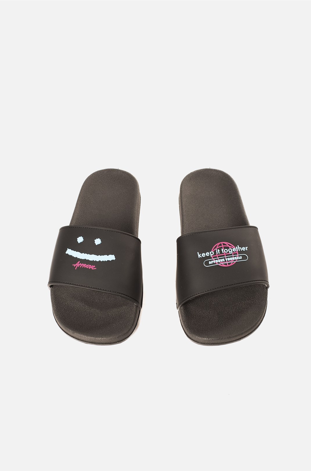 Chinelo Slide Approve Keep It Together Preto