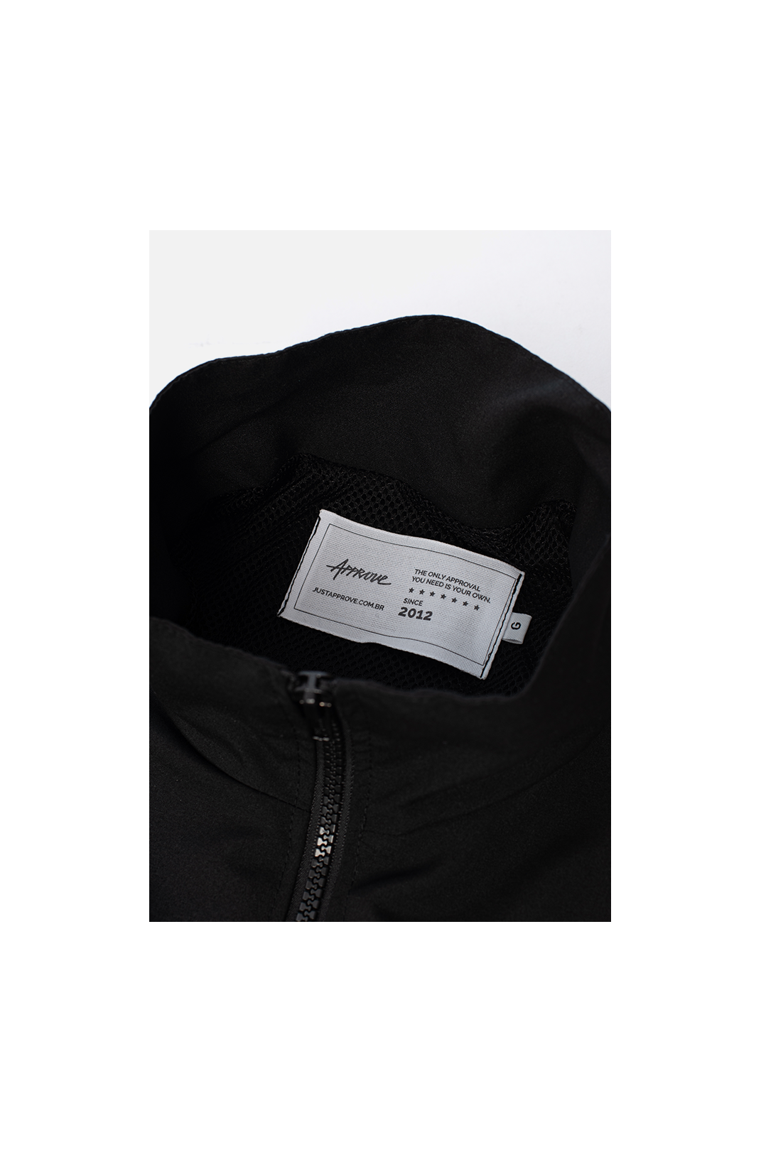 Corta Vento Anorak Approve Big Logo Preto
