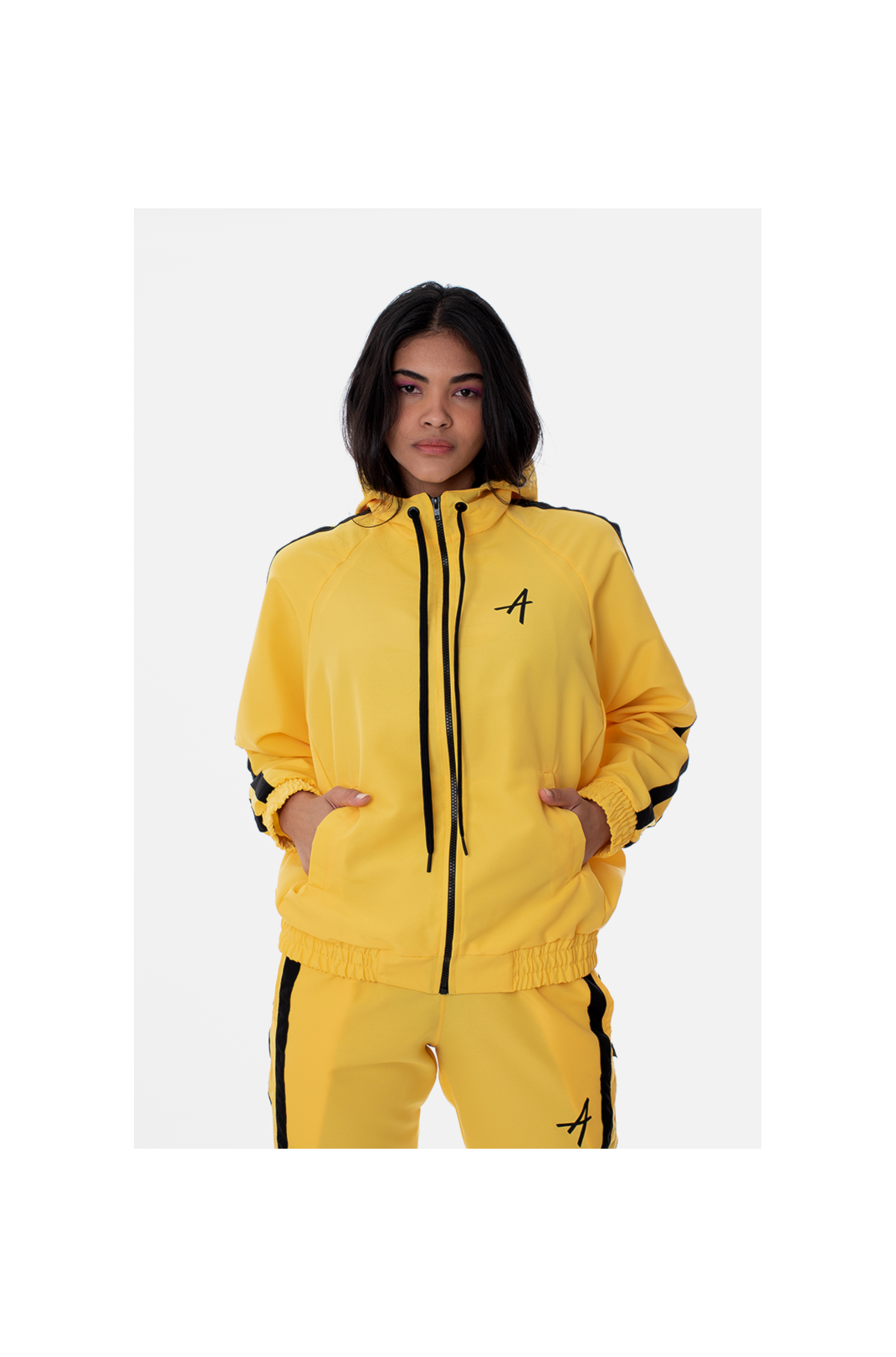 Corta Vento Approve Classic Amarelo e Preto V1