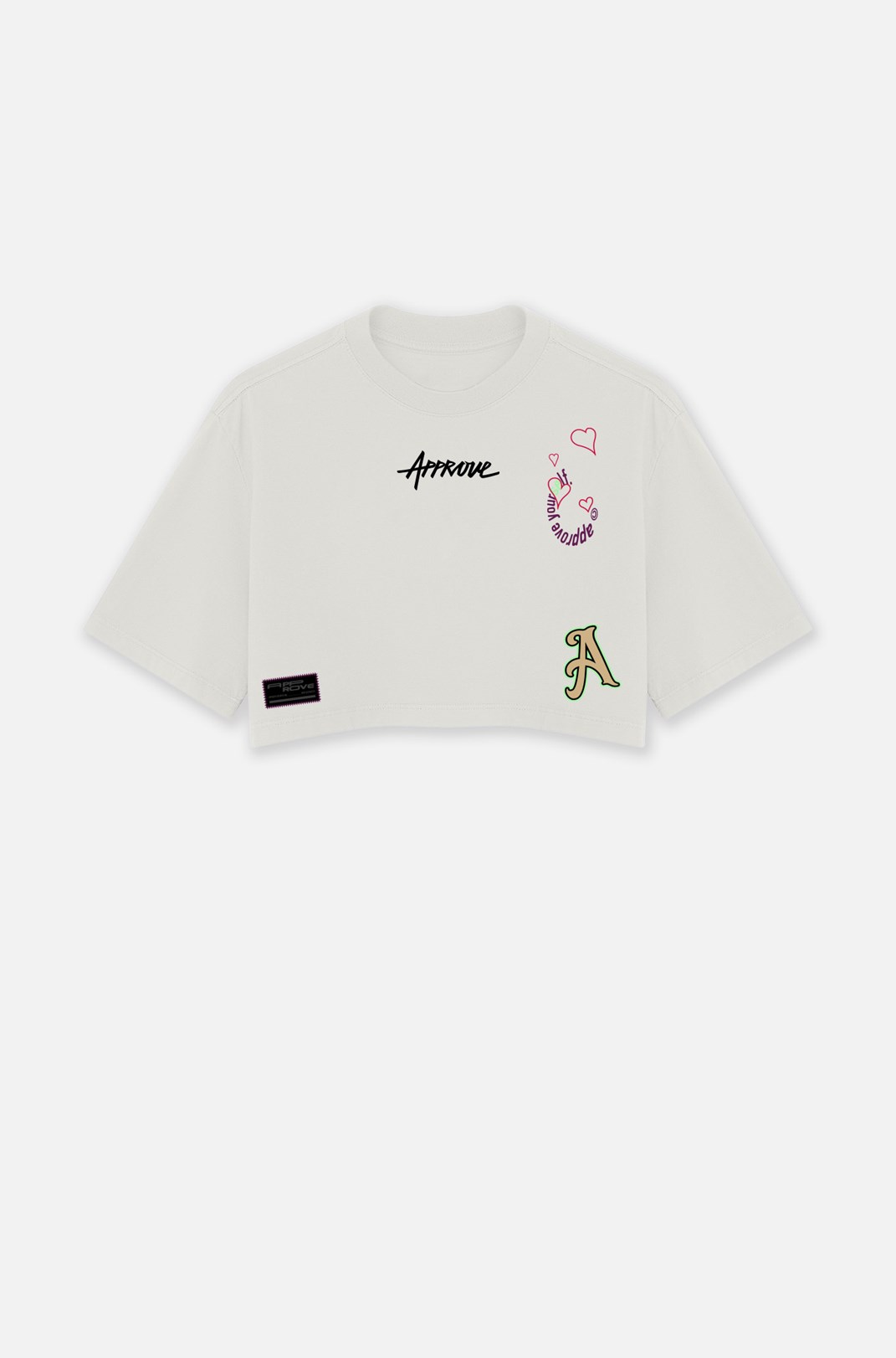 Cropped Approve New Aesthetic Off White