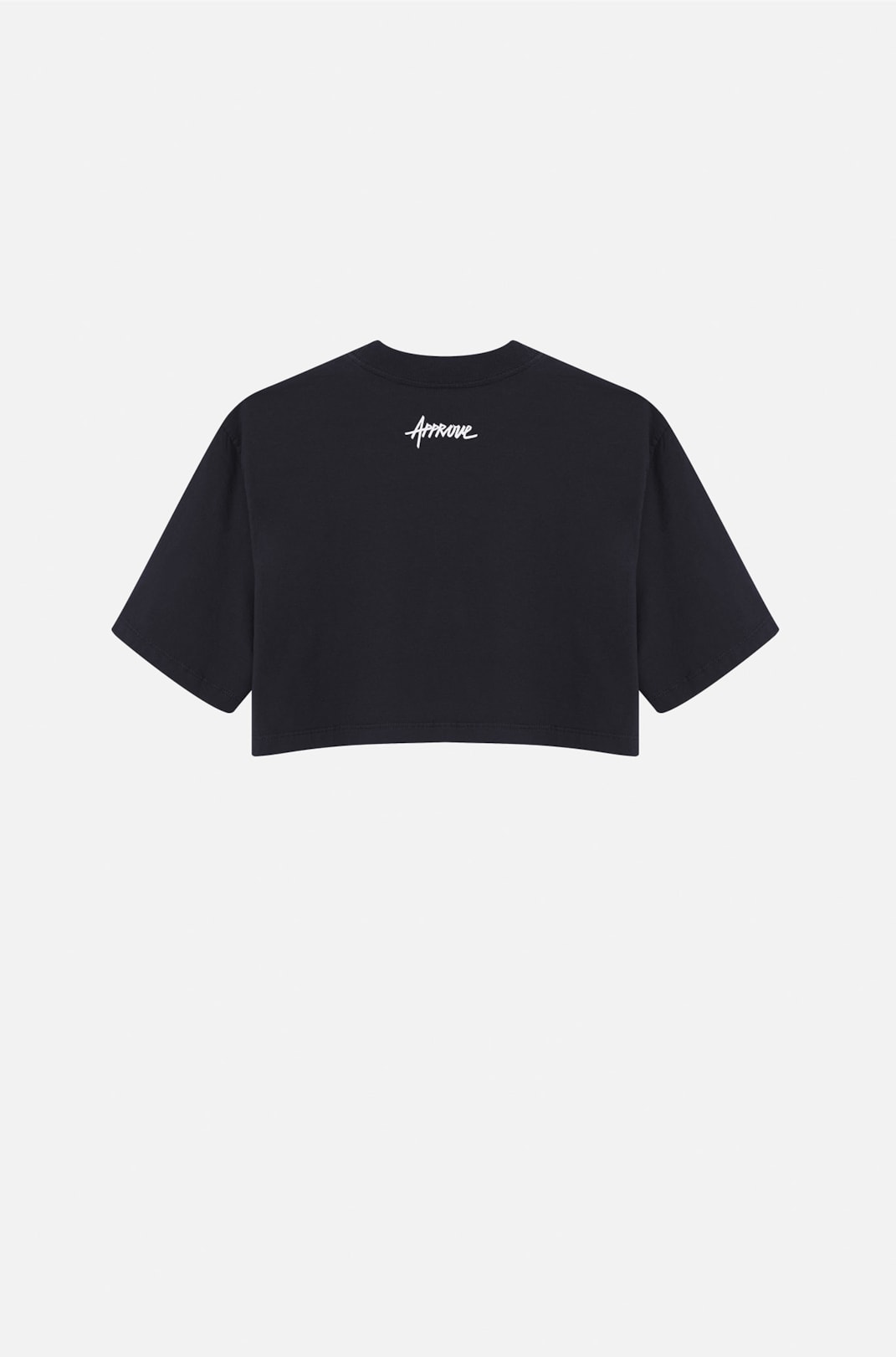 Cropped Bold Approve Melted Preto