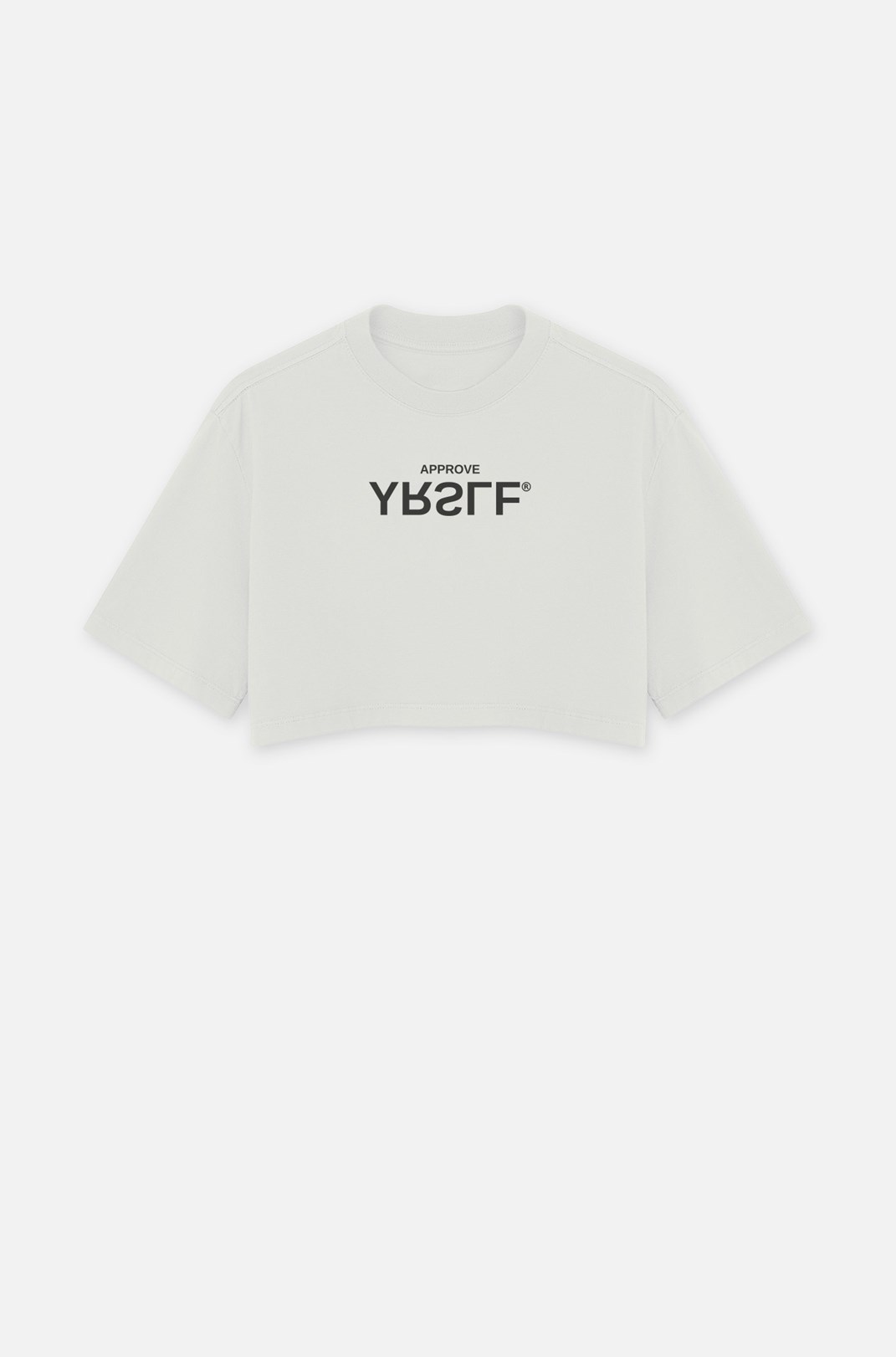 Cropped Bold Approve Yrslf Inverse Off Off White