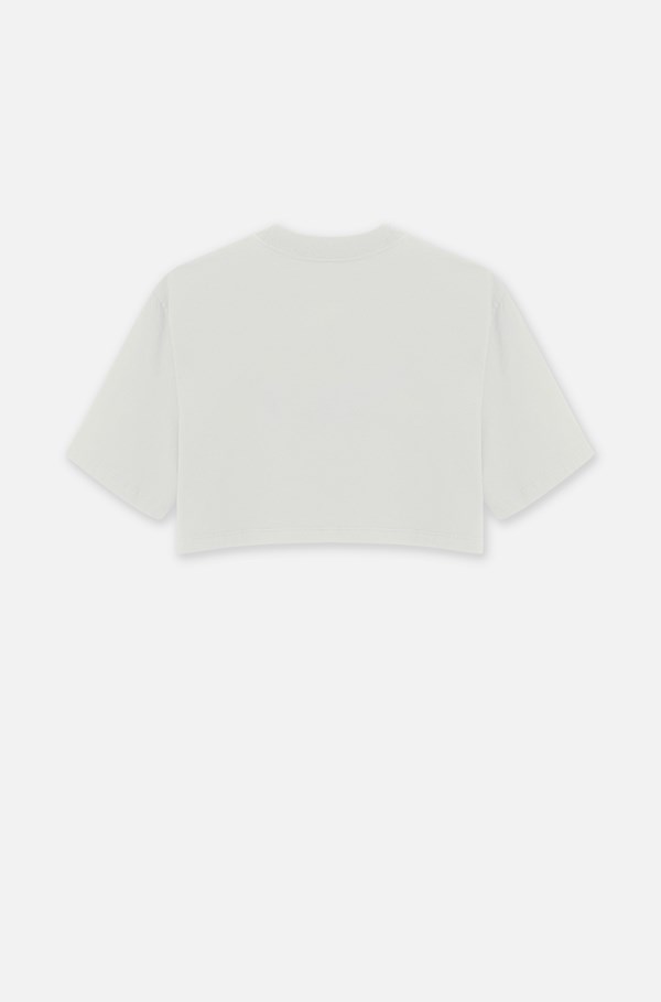 Cropped Bold Approve Yrslf Inverse Off Off White