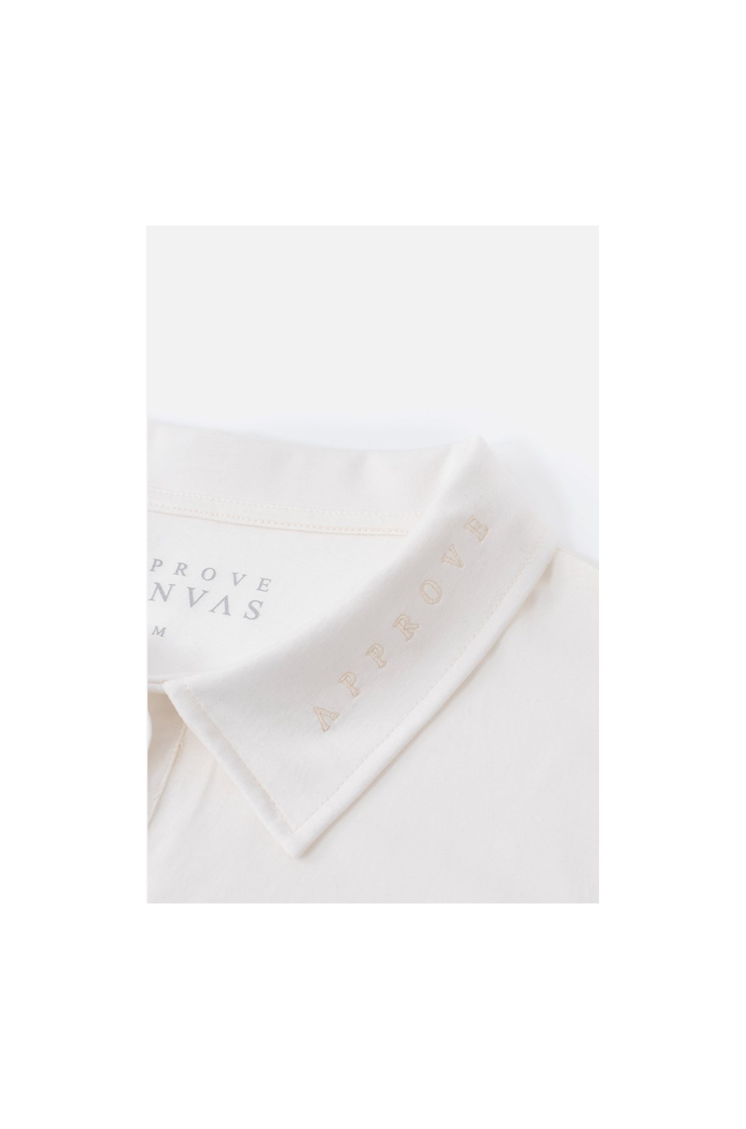 Cropped Polo Approve Canvas III Off White