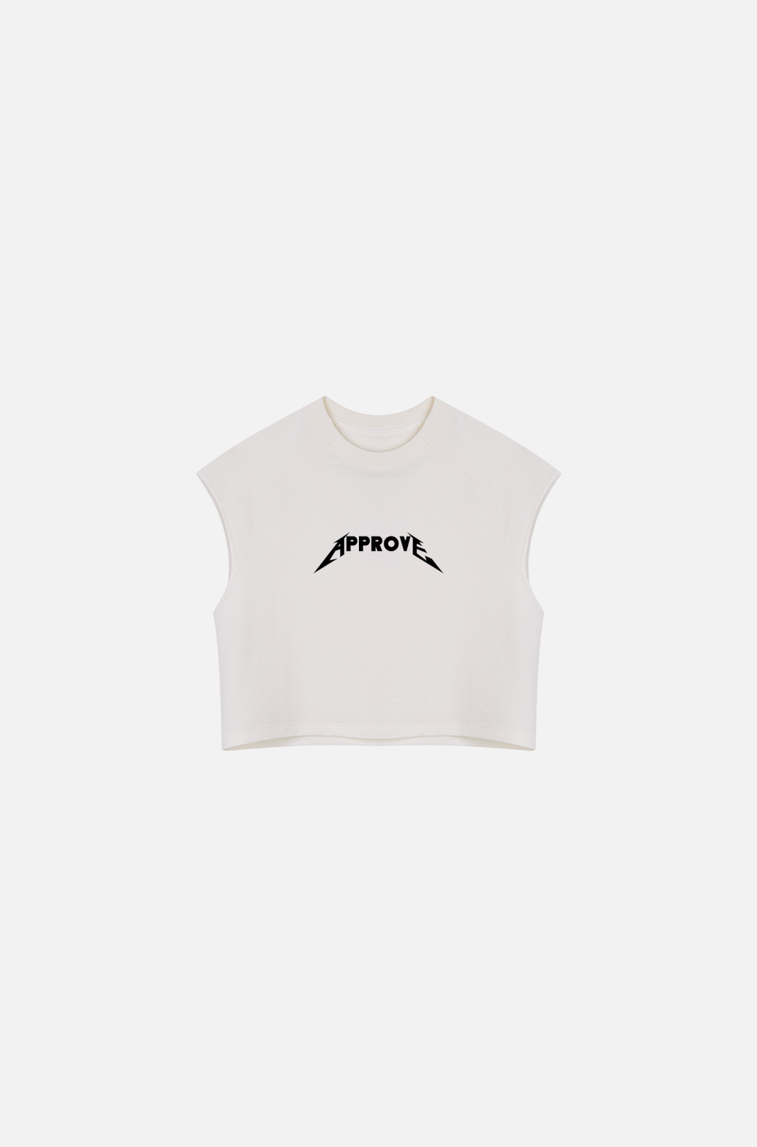Cropped Raglan Approve Rockstar Branco
