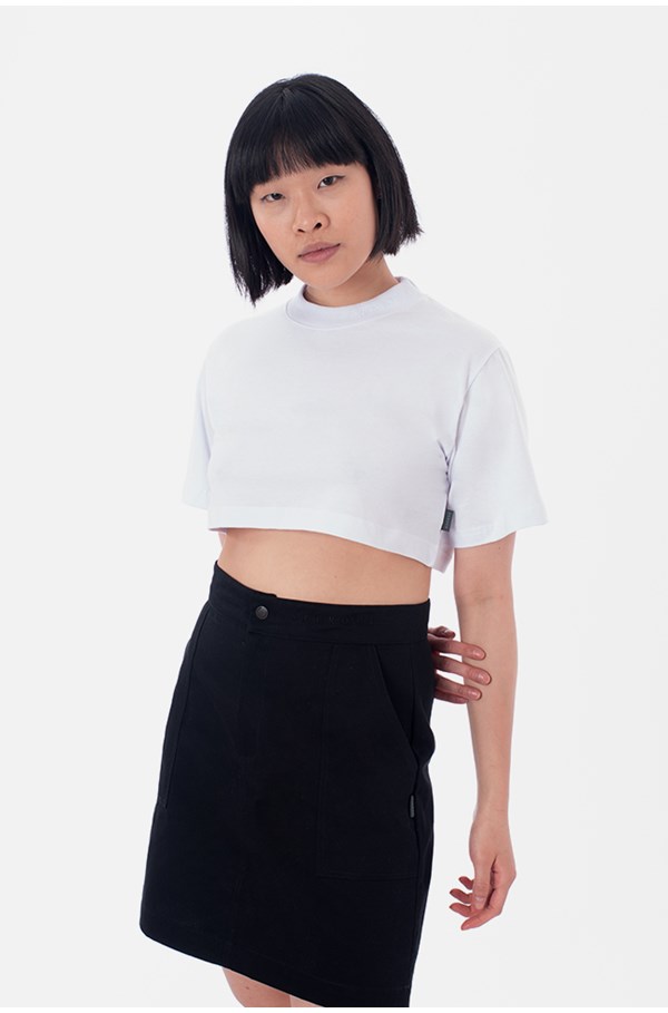 Cropped Regular Approve Canvas III Branco