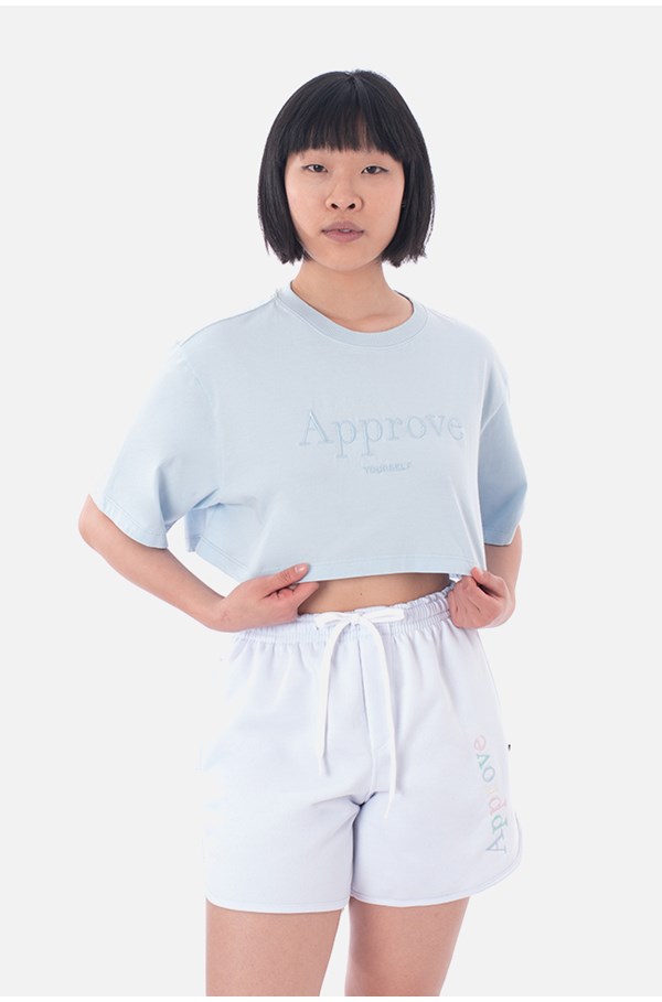 Cropped Regular Approve Mirage Azul