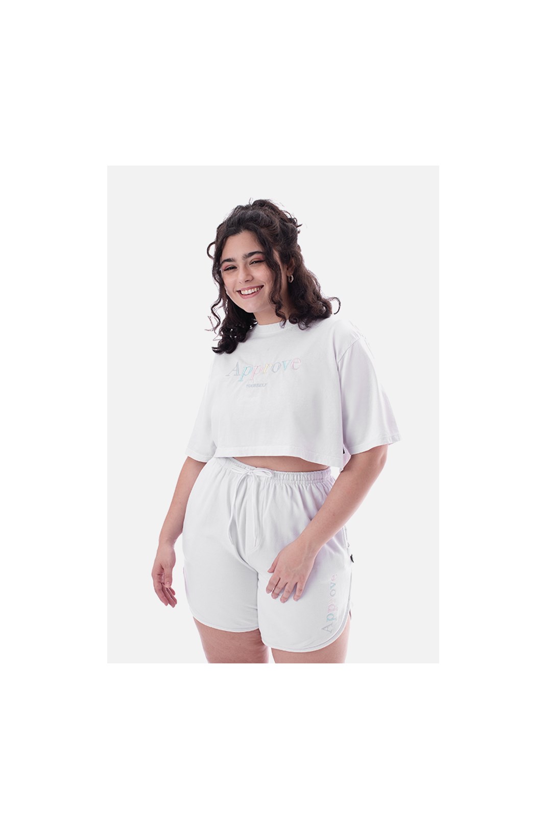 Cropped Regular Approve Mirage Branco