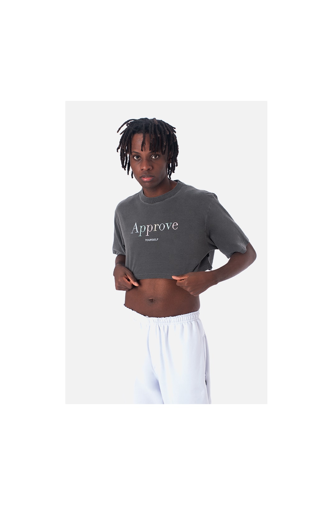 Cropped Regular Approve Mirage Cinza Color