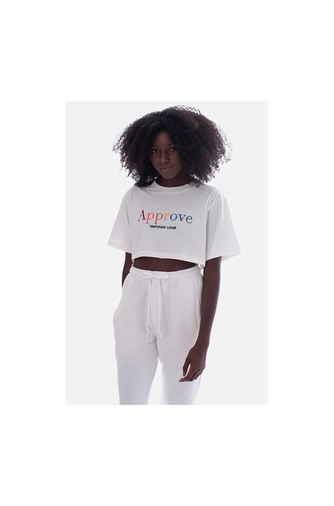 Cropped Regular Approve Rainbow Off White