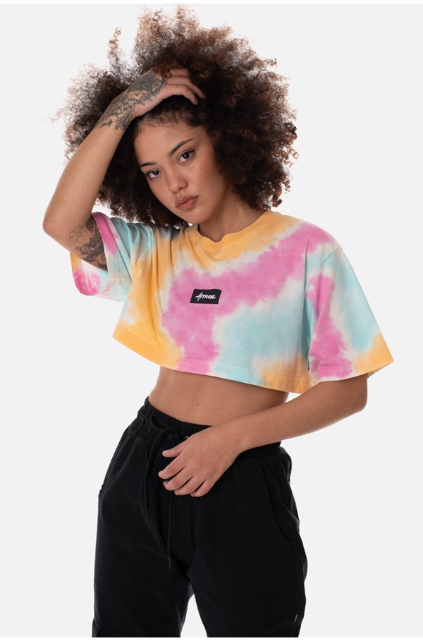 Cropped Regular Approve Tie Dye Colorful