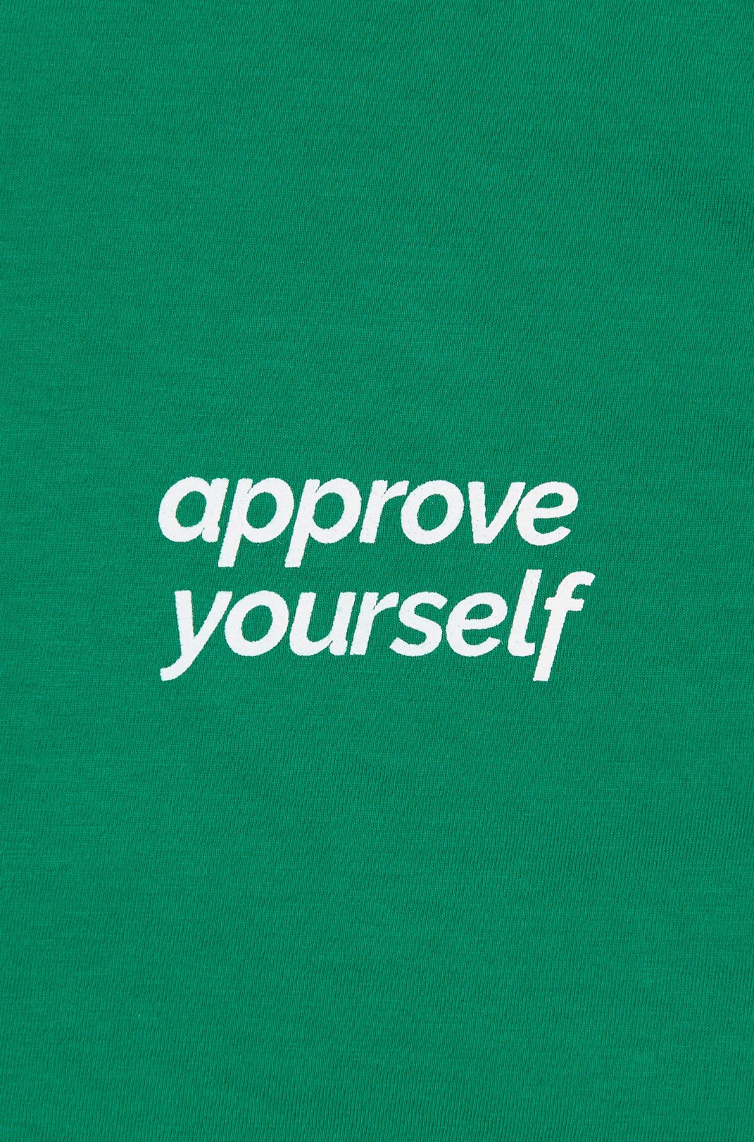 Cropped Tradicional Approve Yourself Verde