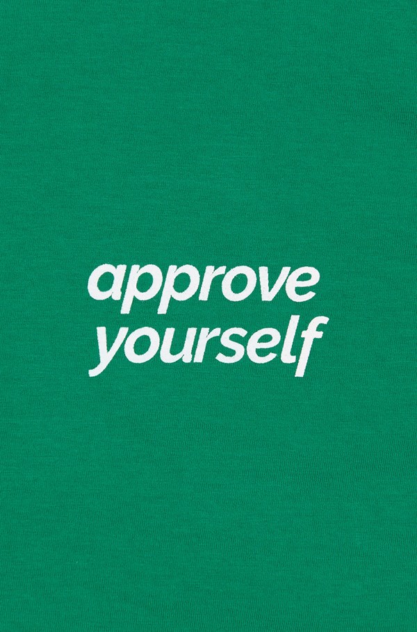 Cropped Tradicional Approve Yourself Verde