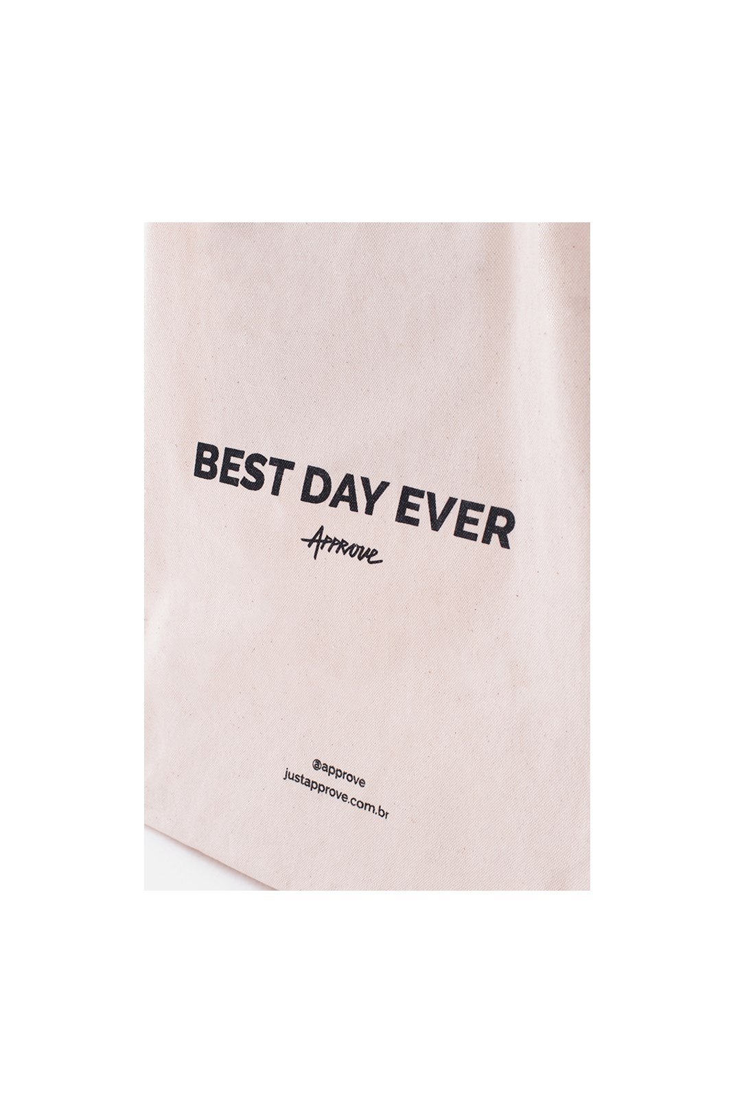 Ecobag Approve Best Day Ever Off White
