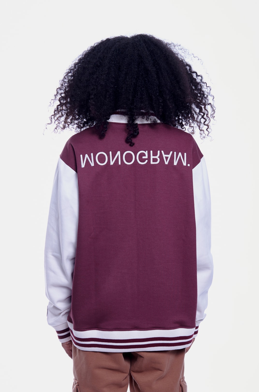 Jaqueta College Approve Monogram Bordô Vinho