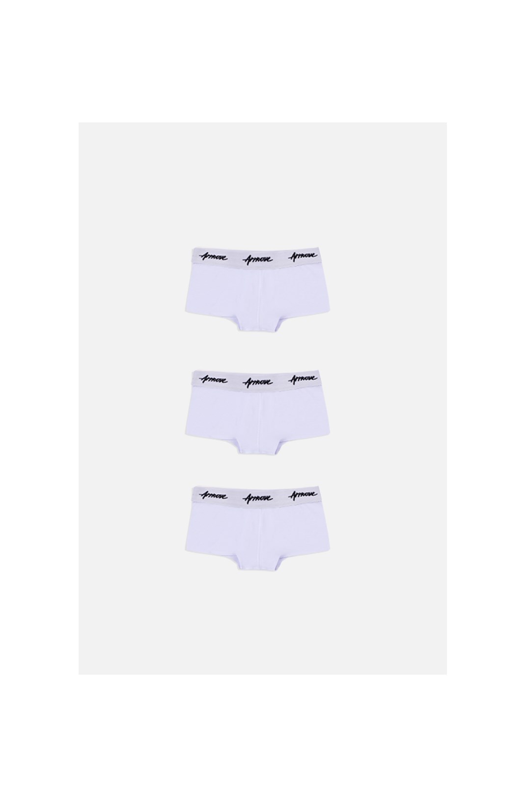 Kit 3 Shorts Underwear Approve Branco