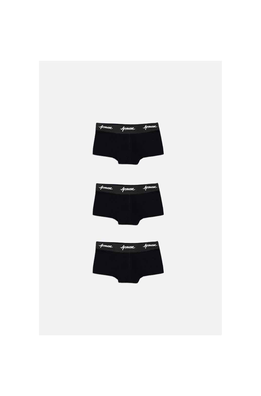 Kit 3 Shorts Underwear Approve Preto