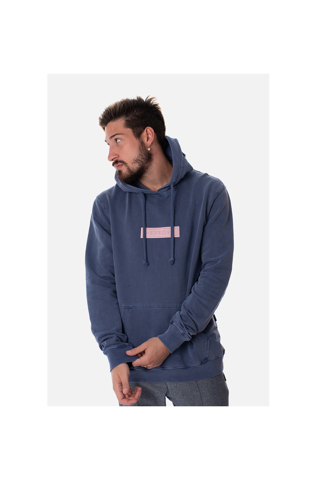 Moletom Canguru Approve Canvas Azul Marinho