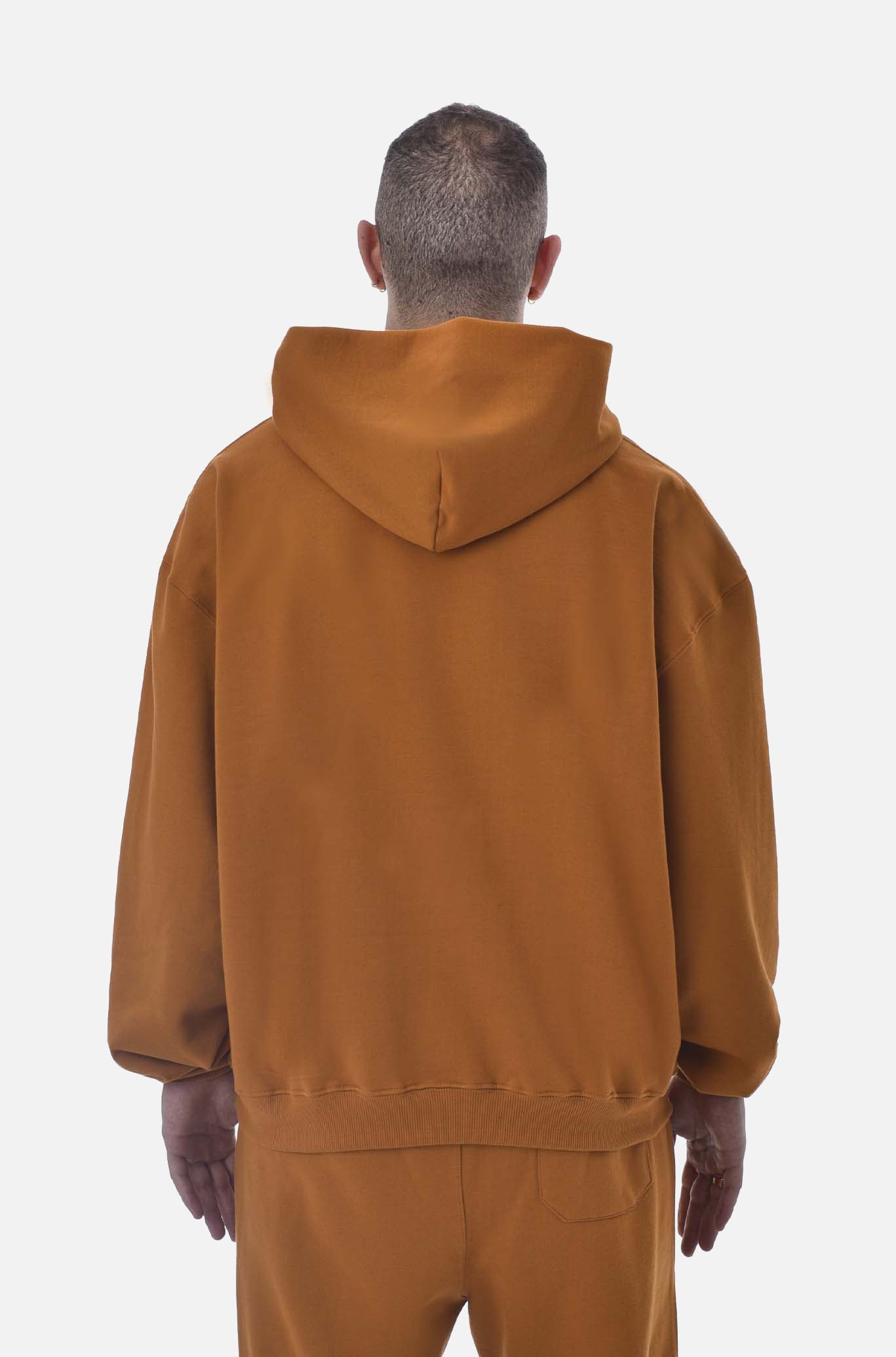 oversized blank moletom com capuzs