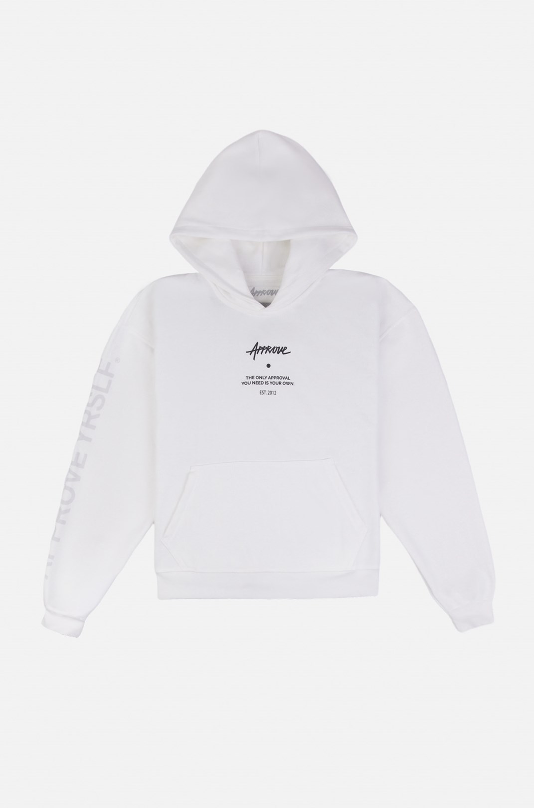 Moletom Oversized Approve Yourself Off White