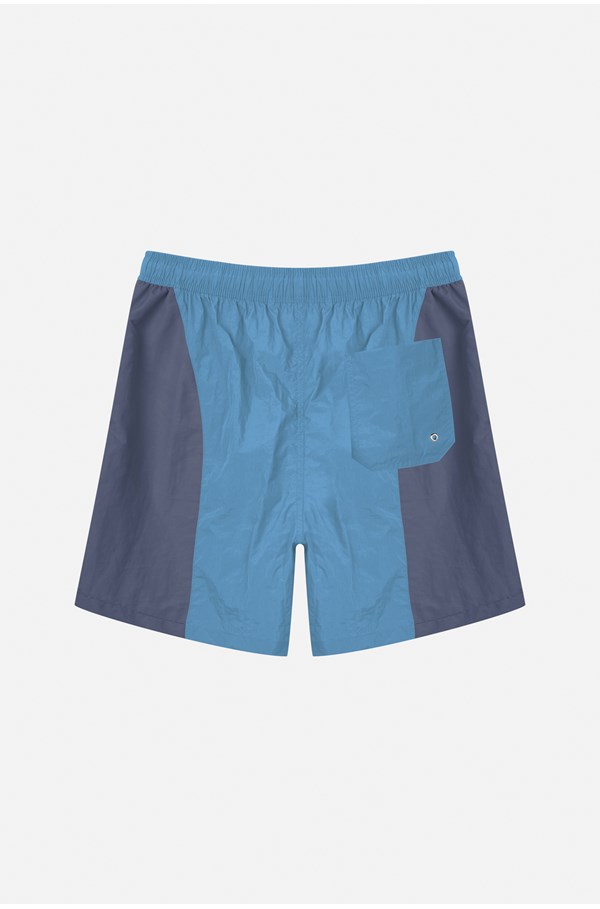 Shorts 7inches Approve Ap Summer Azul e Cinza Chumbo