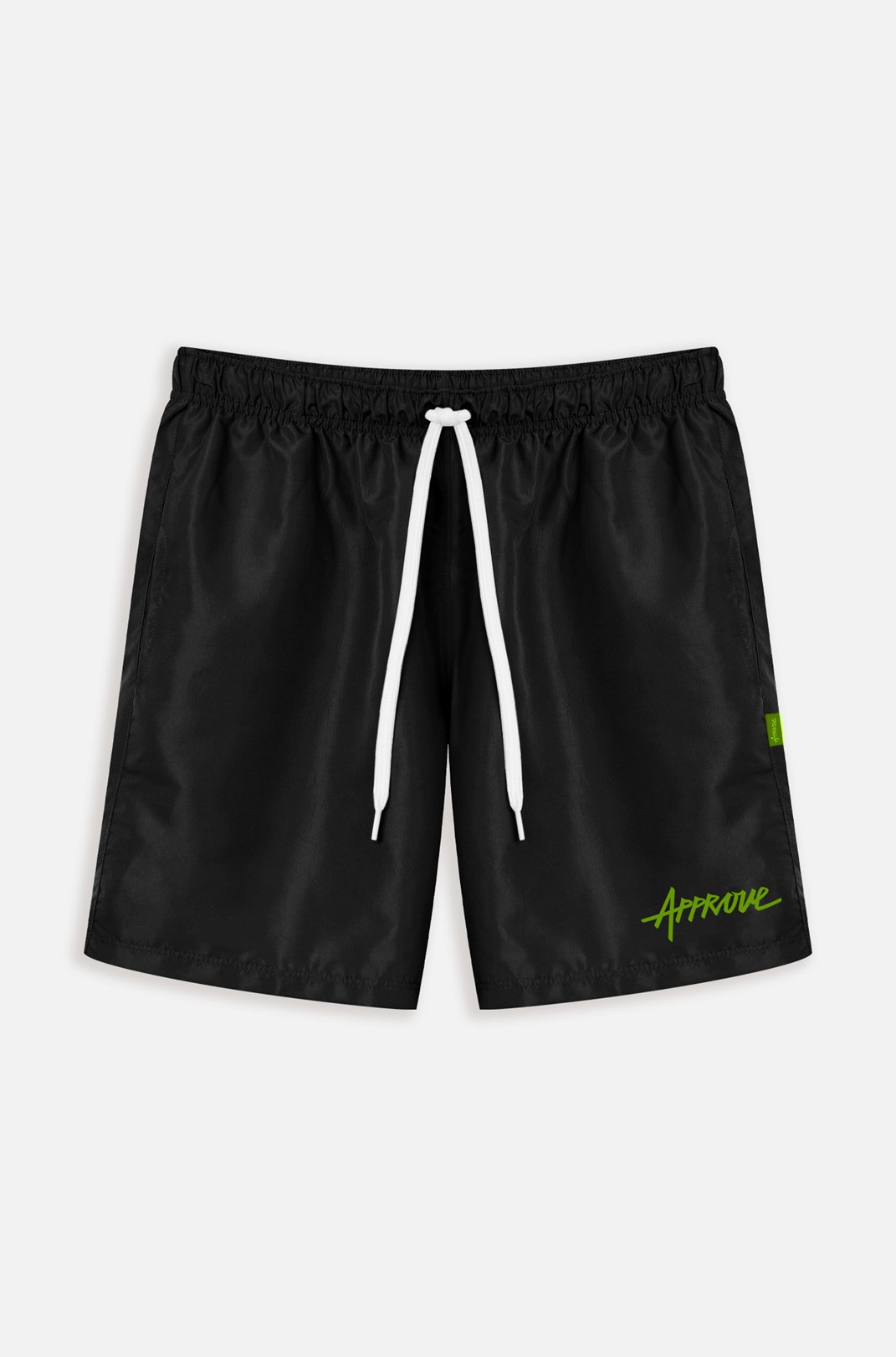 Shorts 7inches Approve Preto e Neon