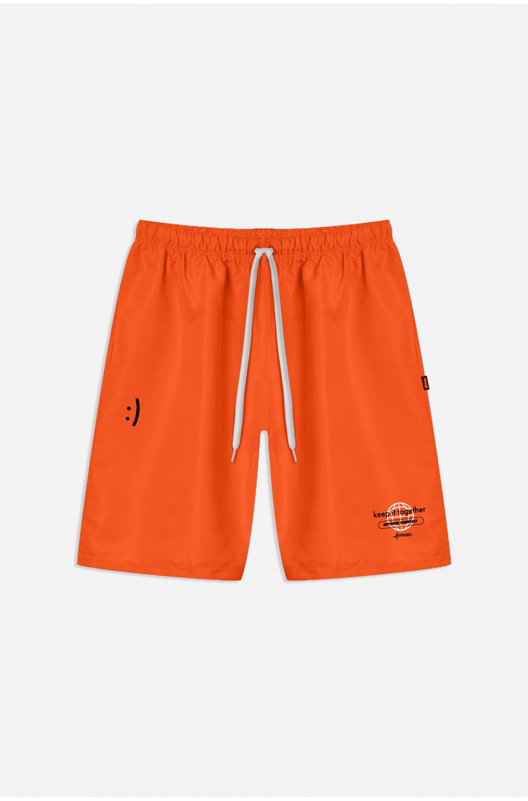 Shorts 9inches Approve Keep It Together Laranja