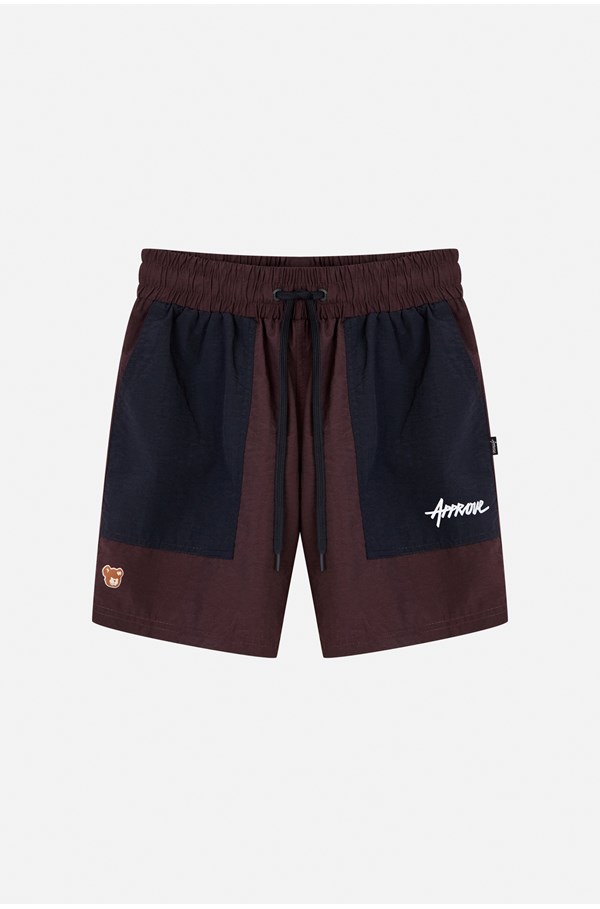 Shorts Approve Reduced Marrom